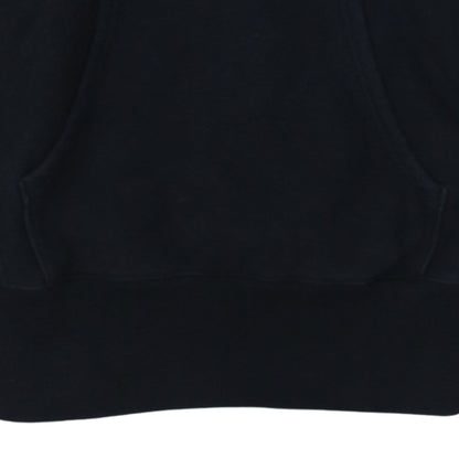 Champion Men's Black Medium Pullover Hoodie Embroidered Logo