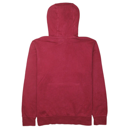 Nike Men's Red Pullover Hoodie Size M Fleece Sweatshirt