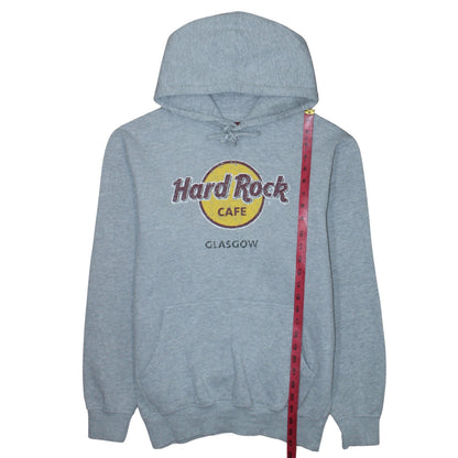 Hard Rock Cafe Glasgow Men’s Grey Pullover Hoodie Size L