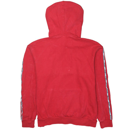 Levi's Men's Red XS Pullover Hoodie with Logo Tape Detail