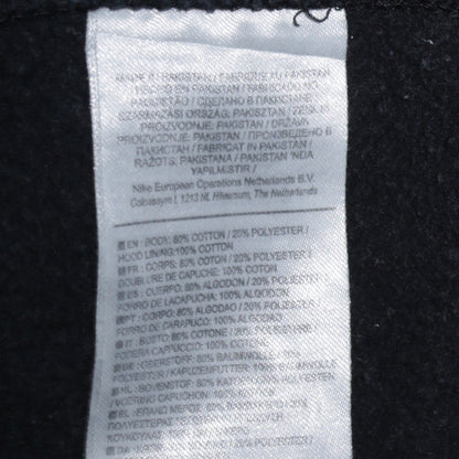Nike Men's Black Pullover Hoodie Cotton Blend Size L