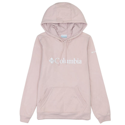 Columbia Womens Pink Pullover Hoodie Small Casual Logo Sweatshirt