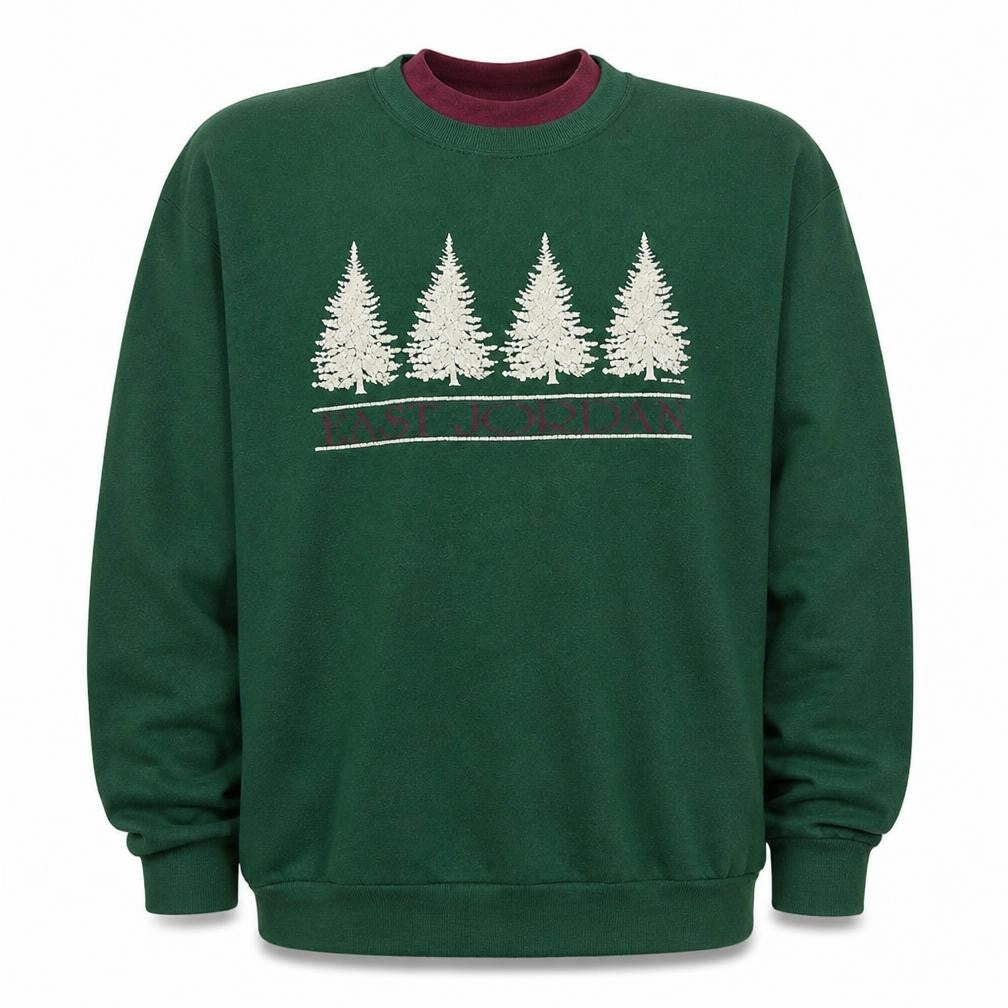Lee Mens Green 2XL Pullover Nature Graphic Sweatshirt