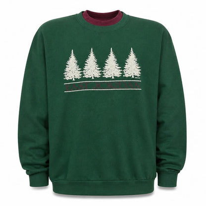Lee Mens Green 2XL Pullover Nature Graphic Sweatshirt