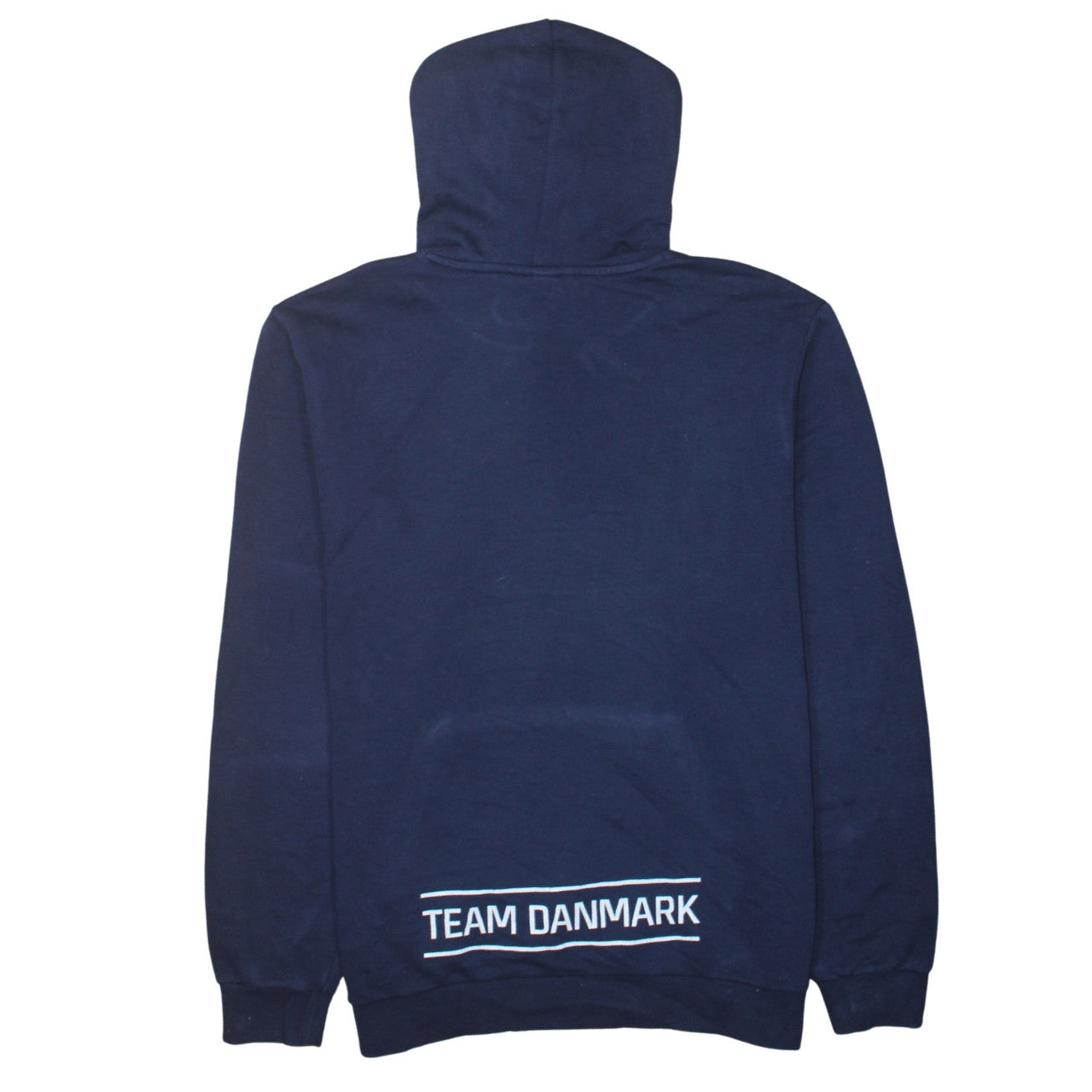 Puma Men's Blue Team Danmark Pullover Hoodie Size L Sports Style