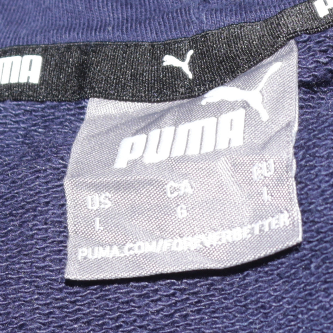 Puma Men's Blue Team Danmark Pullover Hoodie Size L Sports Style