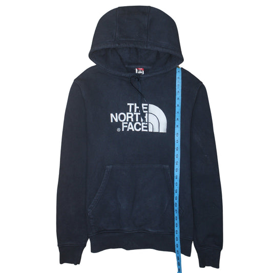 The North Face Men's Blue Pullover Hoodie M Logo Outdoor Sweatshirt