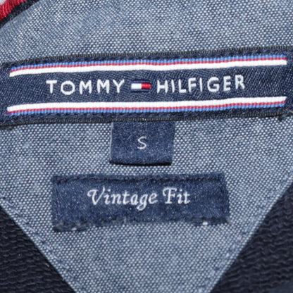 Tommy Hilfiger Men's Blue Crew Neck Vintage Fit Sweatshirt Size S