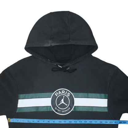 Jordan Paris Saint-Germain Black Men's Pullover Hoodie Medium