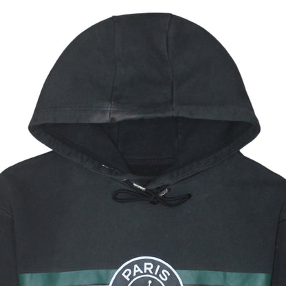 Jordan Paris Saint-Germain Black Men's Pullover Hoodie Medium