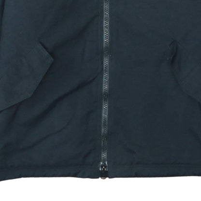 GAP Men's Black Hooded Nylon Full Zip Lined Winter Jacket Size S