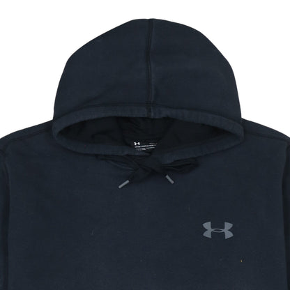 Under Armour Men's Black Pullover Hoodie 2XL ColdGear Fleece