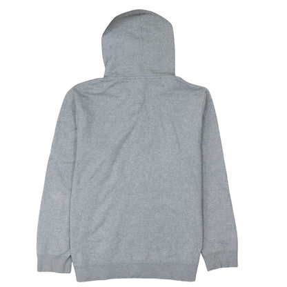 Converse Men Grey Full Zip Hoodie Size M Lightweight All Star Logo