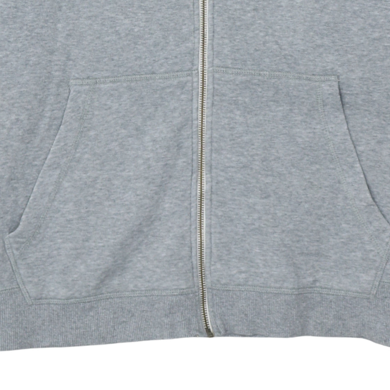 Converse Men Grey Full Zip Hoodie Size M Lightweight All Star Logo