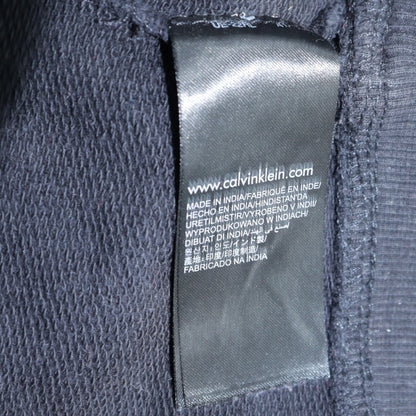 Calvin Klein Jeans Men's Black Logo Pullover Hoodie Size M