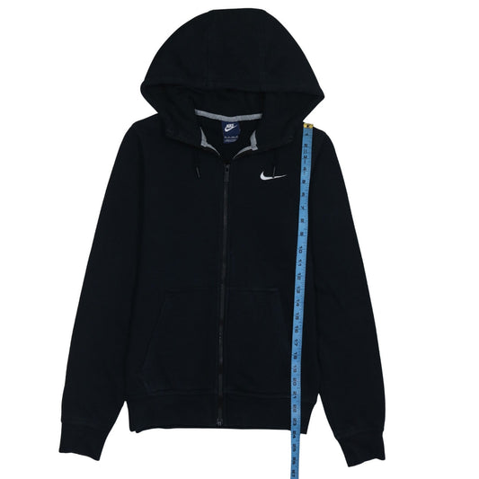 Nike Men's Black Full Zip Hoodie XS Fleece Sweatshirt