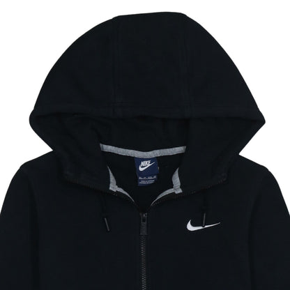 Nike Men's Black Full Zip Hoodie XS Fleece Sweatshirt