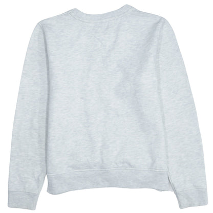 Tommy Jeans Women's Grey Small Logo Crew Neck Sweatshirt