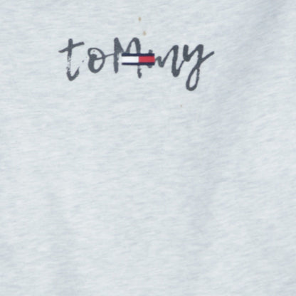 Tommy Jeans Women's Grey Small Logo Crew Neck Sweatshirt