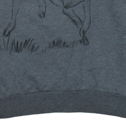 Disney Primark Women's Grey Bambi Sweatshirt Size 10-12