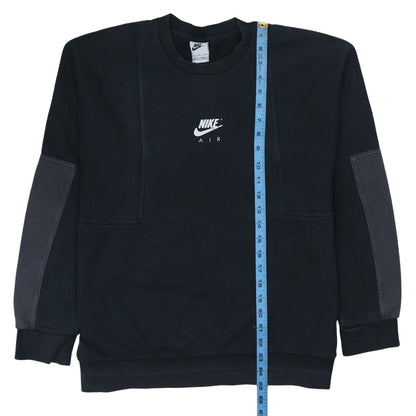 Nike Air Men's Black Crew Neck Pullover Sweatshirt Size S