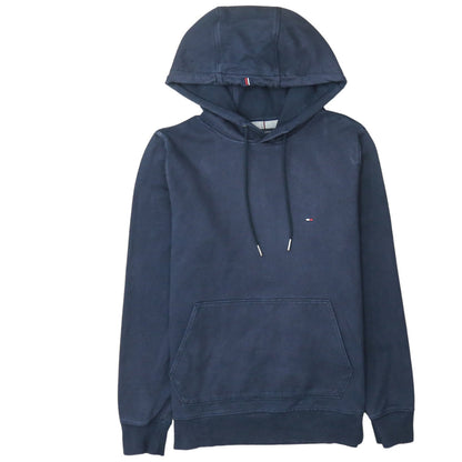 Tommy Hilfiger Men's Blue Pullover Hoodie Size S Classic Logo