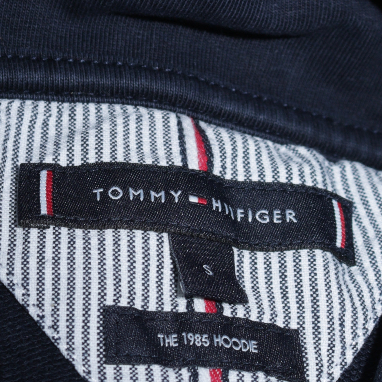 Tommy Hilfiger Men's Blue Pullover Hoodie Size S Classic Logo