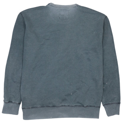 Hollister Men's Grey Pullover Sweatshirt M Regular Fit Logo Crew Neck
