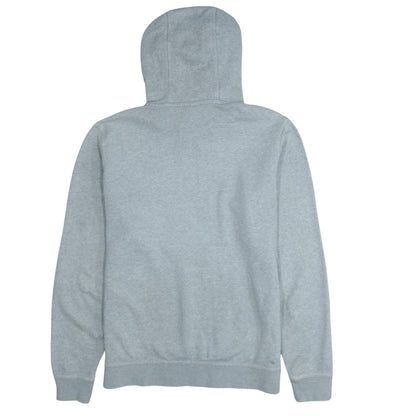 Nike Men's Grey Pullover Hoodie L Logo Fleece Sweatshirt
