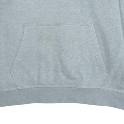 Nike Men's Grey Pullover Hoodie L Logo Fleece Sweatshirt