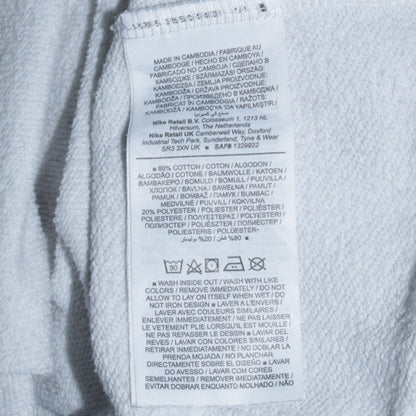 Nike Air White Women's 1X Pullover Sweatshirt with Logo Print