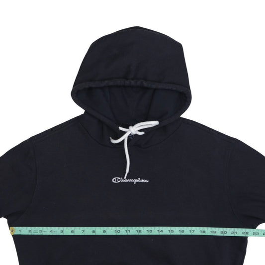 Champion Men's Black Small Pullover Hoodie Fleece Sweatshirt