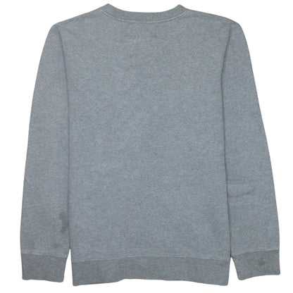 Calvin Klein Jeans Men's Grey Small Pullover Sweatshirt Logo Cotton