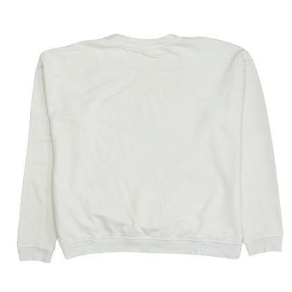 Disney C&A Women White XS Pullover Sweatshirt Mickey Mouse Print
