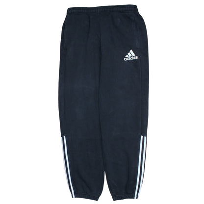 Adidas Men's Black Fleece Sweatpants L Regular Fit Casual Trousers