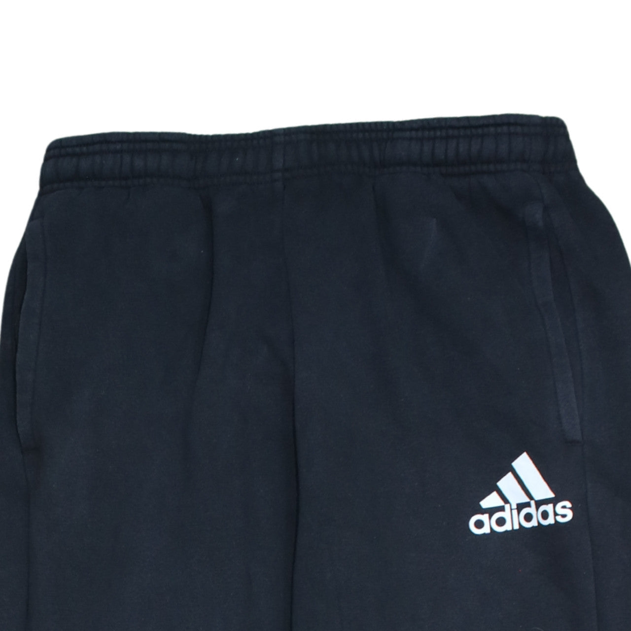 Adidas Men's Black Fleece Sweatpants L Regular Fit Casual Trousers