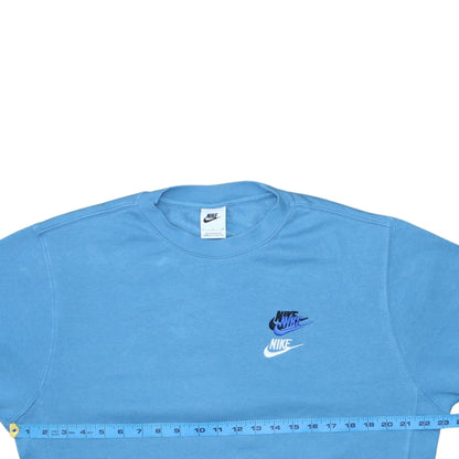 Nike Men's Blue Small Pullover Crew Neck Sweatshirt