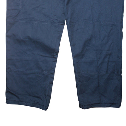 Dickies Men's Blue Cargo Workwear Trousers Size 44 Regular Polyester Cotton