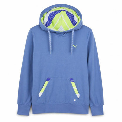 Puma Women Blue Pullover Hoodie UK 14 Leisure Sportswear