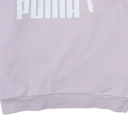 Puma Women’s Pink Hoodie Size 10 Cotton Blend Pullover