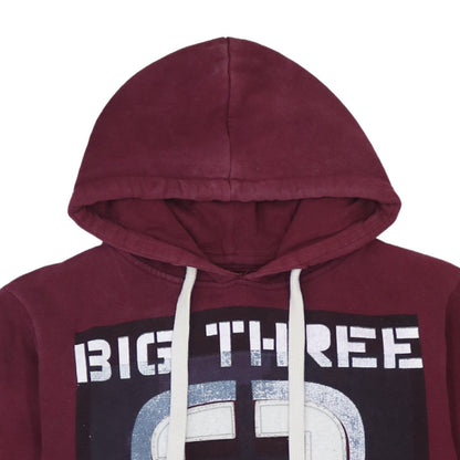 House 1989 Men's Red Pullover Hoodie L Graphic Sports Style