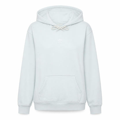 Adidas Women White Hoodie Size 8 Pullover Cotton Blend