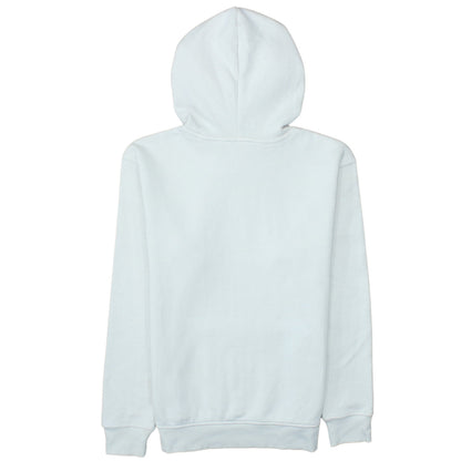 Adidas Women White Hoodie Size 8 Pullover Cotton Blend