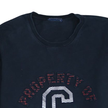 Champion Men’s Blue Crew Neck Pullover Sweatshirt L