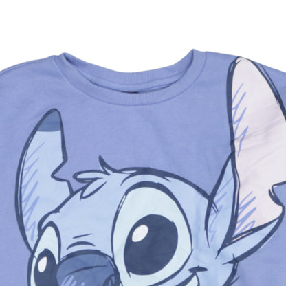 Disney at Primark Girls Blue Stitch Pullover Sweatshirt 12-13 Years