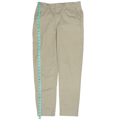 Levi's Premium Women's Beige Essential Chino Jeans Size 27 Regular Fit