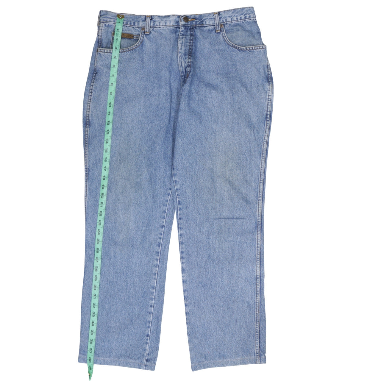 Wrangler Men's Blue Texas Regular Fit Straight Leg Jeans 38x34