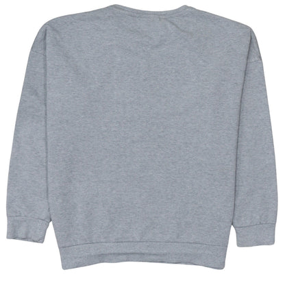 Disney Women Grey Crew Neck Pullover Sweatshirt Size M Be Kind To Our Planet