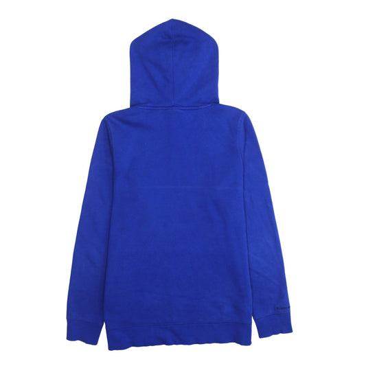 Under Armour Men's Blue Pullover Hoodie Size S Loose Fit Logo Fleece