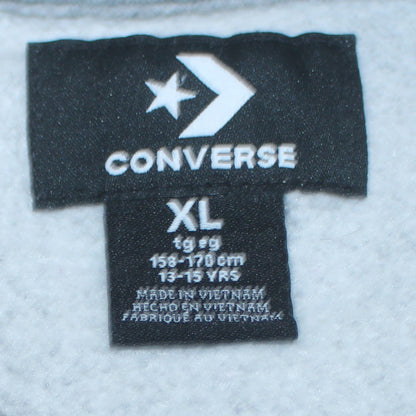 Converse Boys Grey Crew Neck Sweatshirt XL 13-15 Years Graphic Print